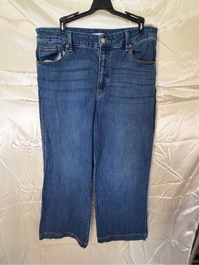 Artemis Vintage Jeans Womens 13/30 High Rise Wide Straight Leg Stretch Denim